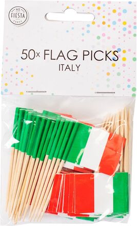 Cocktailflaggor Italien - 50-pack