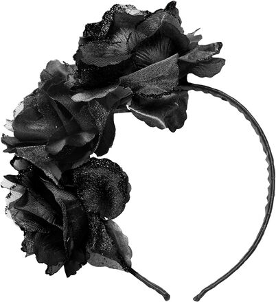 Diadem med Svarta Blommor