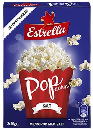 Estrella Micropopcorn Salt - 3-pack