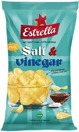 Estrella Salt & Vinäger Chips - 175 gram