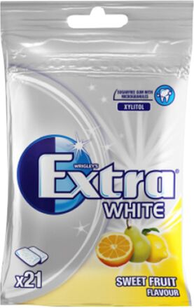 Extra White Sweet Fruit Tuggummi - 29 g