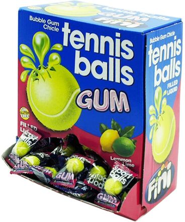 Fini Sport Balls Gum Tennis Storpack - 200-pack