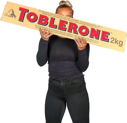 Gigantisk Choklad Toblerone - 2 kg