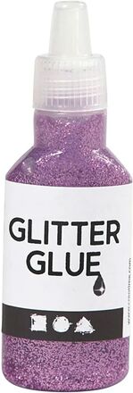 Glitterlim i Flaska - Lila