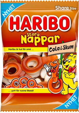 Haribo Stora Nappar Cola