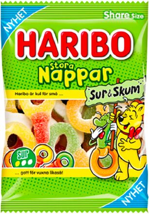 Haribo Stora Sura Nappar Storpack - 1-pack