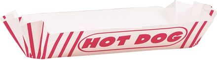Hot Dog Bägare i Papp - 8-pack
