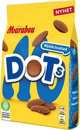 Marabou Dots Mjölkchoklad - 120 gram