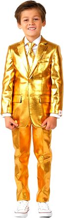 OppoSuits Boys Groovy Gold Kostym - 92/98