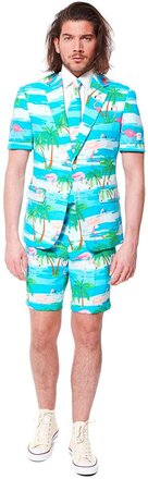 OppoSuits Flaminguy Shorts Kostym - 48