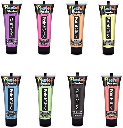 PaintGlow UV Neon Pastell Ansikts- & Kroppsfärg - Pastellrosa