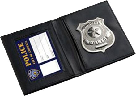 Plånbok med Polisbricka