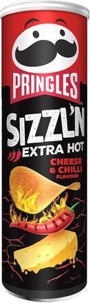Pringles Sizzl'n Extra Hot Cheese & Chilli - 180 gram