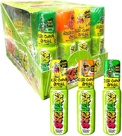 Screamers Sour Godisspray Storpack - 24-pack