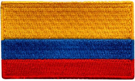 Tygmärke Flagga Colombia