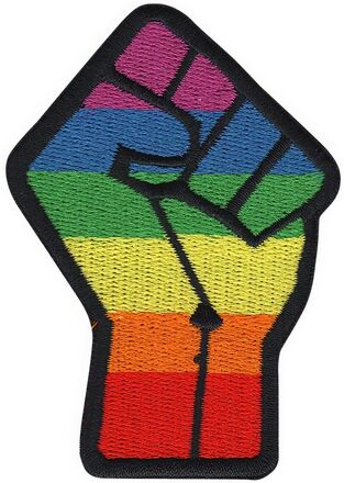 Tygmärke Pride Solidaritet