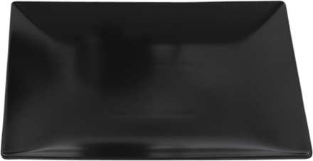 Aida - Quadro tallerken 26x26 cm svart