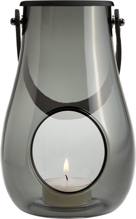 Holmegaard - Design With Light hurricane lanterne 16 cm smoke
