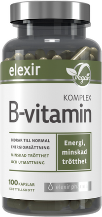 Elexir Pharma | B-vitamin Komplex Vegan