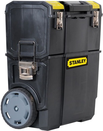 Stanley Cassetta da Lavoro Mobile in Plastica Nera 1-70-326