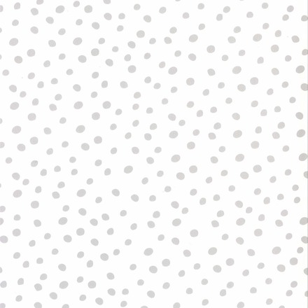 Noordwand Fabulous World Veggpanel Dots hvit og grå 67106-1