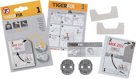 Tiger Monteringsmateriale Fix Type 1 metall 398730046