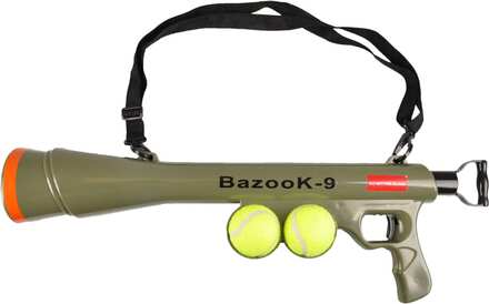 FLAMINGO Beeztees Ballpistol BazooK-9 med 2 tennisballer 517029