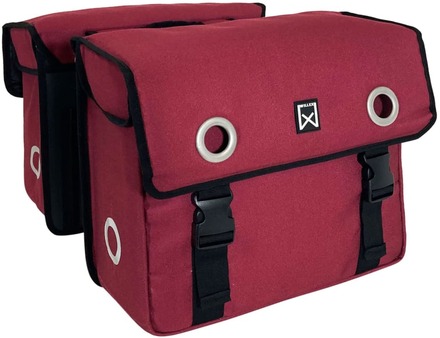 Willex Cykelväskor 30 L canvas röd