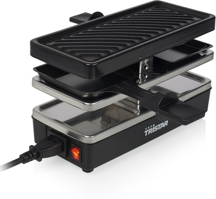 Tristar Raclettegrill med 2 pannor RA-2741 400 W 23,8x10,4 cm svart