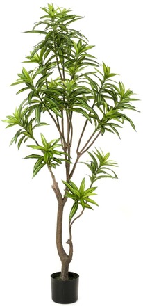 Emerald Konstväxt Dracaena-träd 155 cm grön