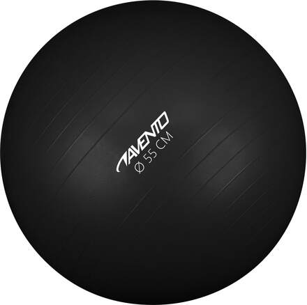 Avento Fitnessball diameter 55 cm svart