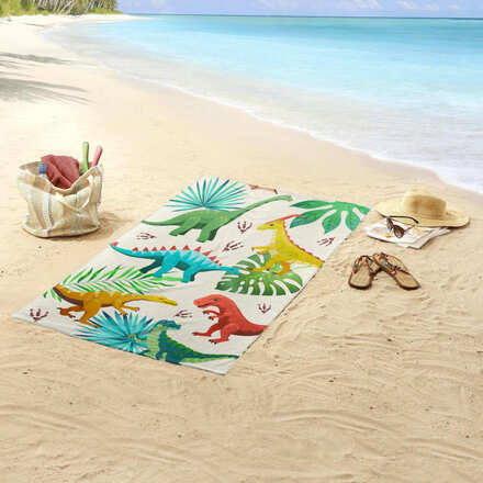 Good Morning Telo da Spiaggia DINOS 75x150 cm Multicolore