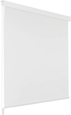 vidaXL Tenda a Rullo per Doccia 100x240 cm Bianco