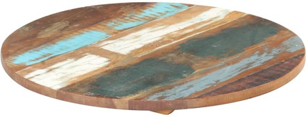 vidaXL Rund bordsskiva 40 cm 25-27 mm massivt återvunnet trä