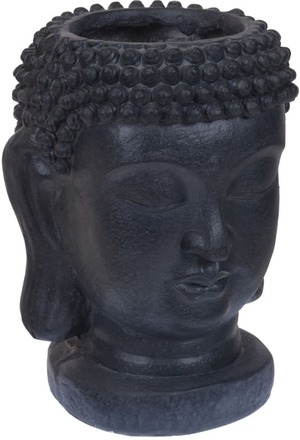 ProGarden Blomkruka Buddha-figur 25x26x35 cm antracit