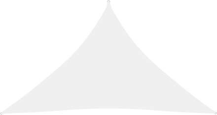 vidaXL 135293 Sunshade Sail Oxford Fabric Triangular 5x5x6 m White