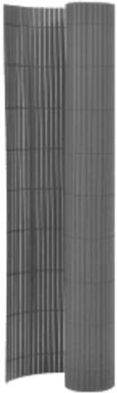 vidaXL Dobbelsidet hagegjerde 110x300 cm grå