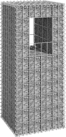vidaXL Gabionkorg stolpform 40x40x100 cm järn