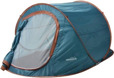 Redcliffs Pop-up tält för 1-2 personer 220x120x95 cm blå