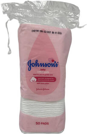 Johnsons Baby Cotton Pads 50 stk.