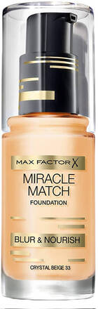 Max Factor Miracle Match Foundation Crystal Beige 33 30 ml