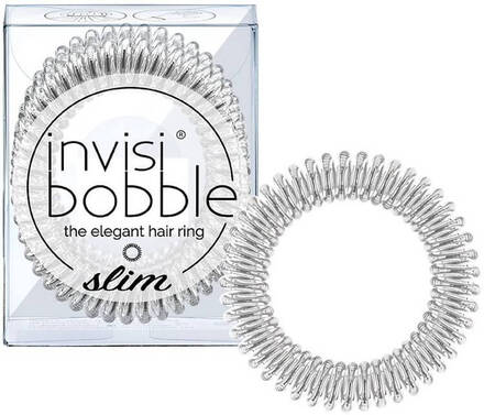 Invisibobble Slim Crystal Clear 3 stk.