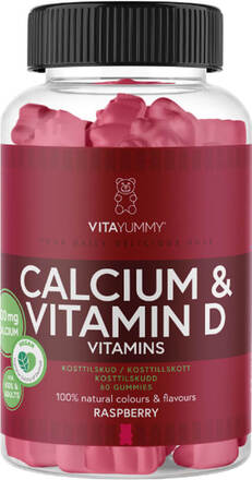 VitaYummy Calcium & Vitamin D Raspberry Gummies (U) 180 g