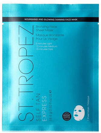 St. TropezSelf Tan Express Bronzing Face Sheet Mask 18 g