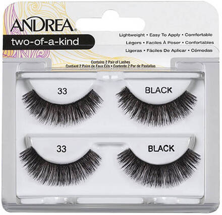 Andrea Two-Of-A-Kind Lashes Black 33 2 stk.