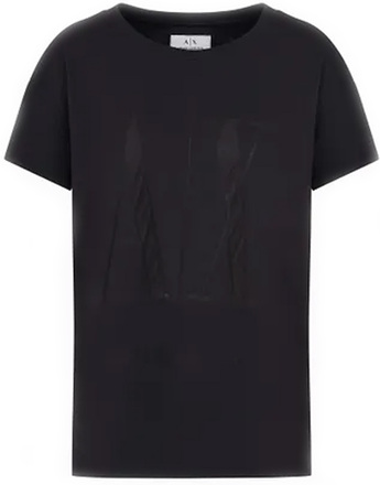 Armani Exchange Icon Period Kvinde T-Shirt Sort L