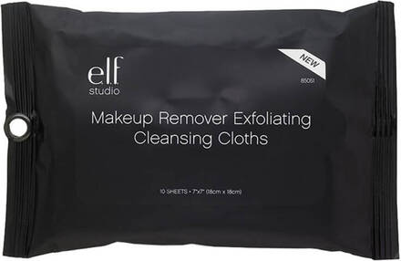 Elf Makeup Remover Exfoliating Cleansing Cloths (85051) (U) 10 stk.