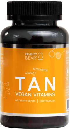 Beauty Bear Gummies Tan Vegan Vitamins 60 stk.
