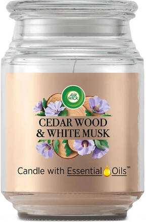 Air Wick Cedar Wood & White Musk Candle 480 g