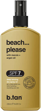 b.tan Beach...Please Dry Spray Oil SPF 7 (U) 236 ml
